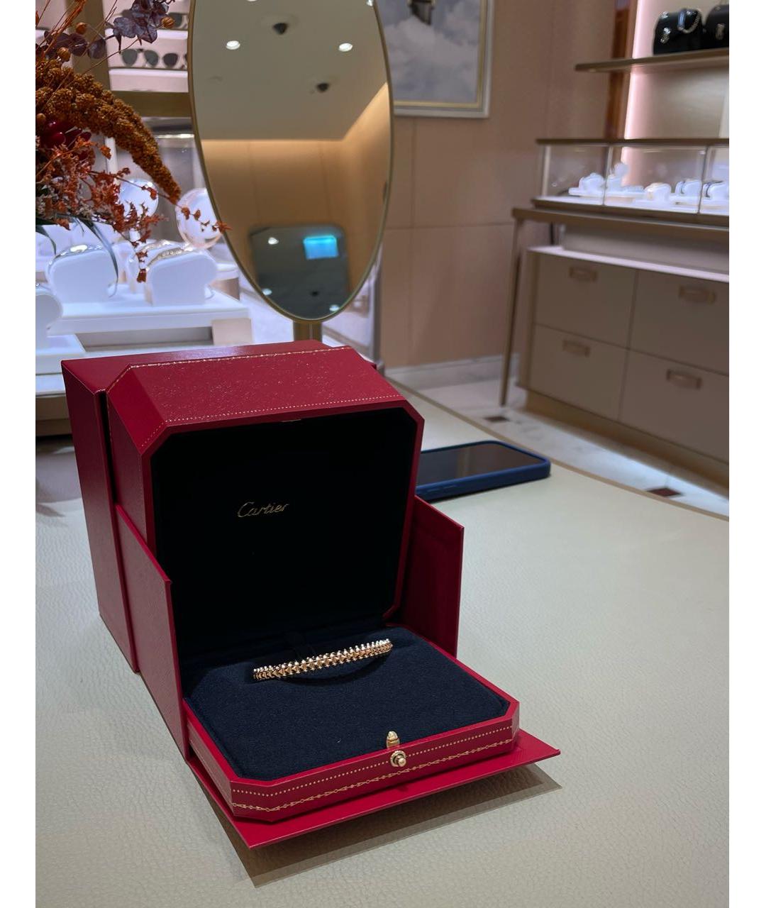 CARTIER Розовый браслет из розового золота, фото 3