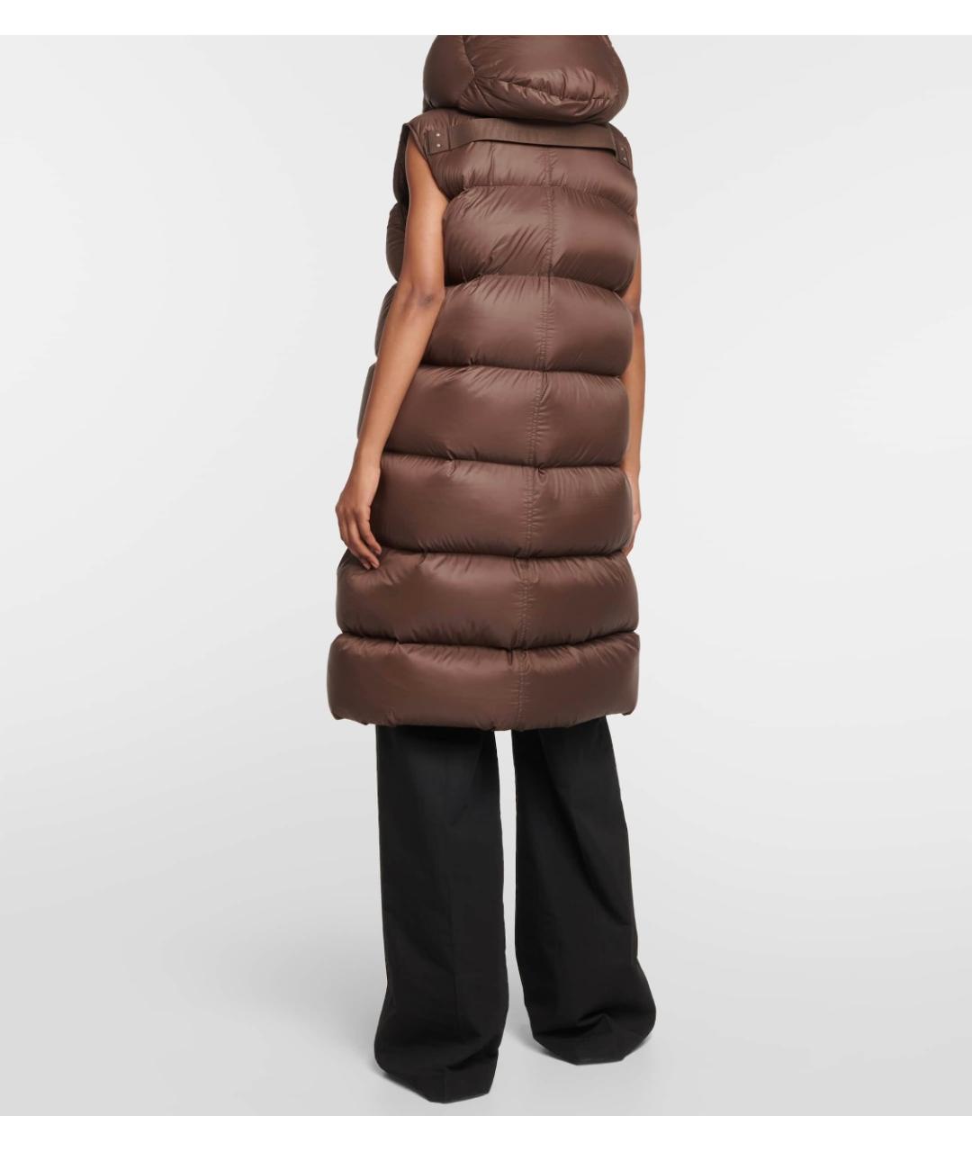 RICK OWENS Коричневый жилет, фото 3