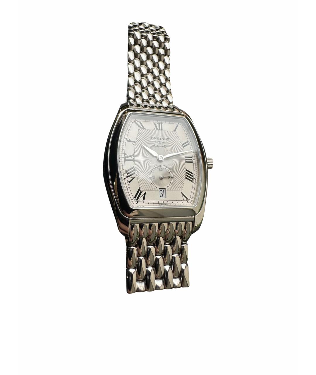 LONGINES Серебряные стальные часы, фото 1