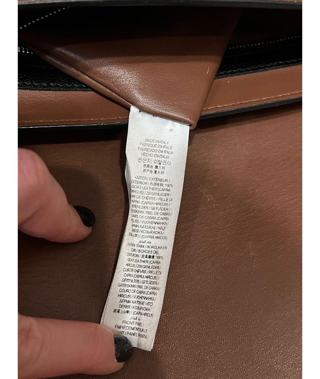 BURBERRY Черная кожаная сумка через плечо, фото 6