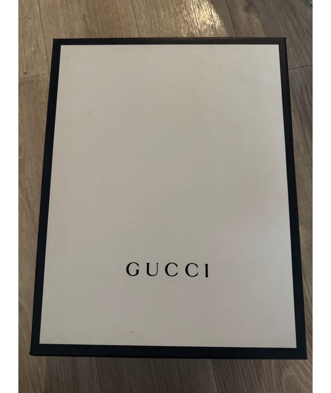 GUCCI Черные текстильные кеды, фото 7