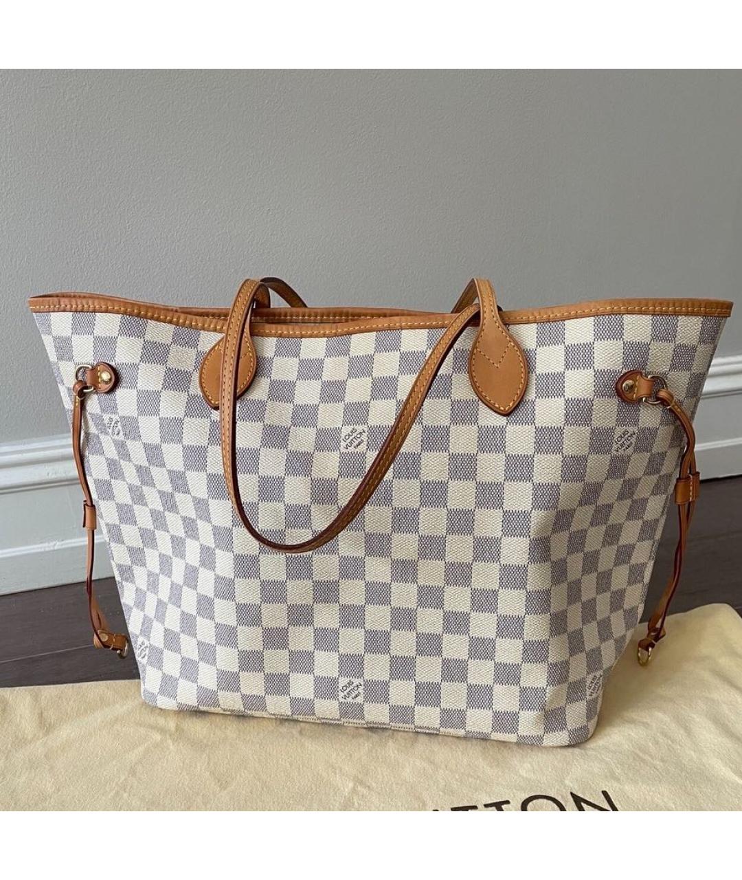 LOUIS VUITTON Белая сумка с короткими ручками, фото 7