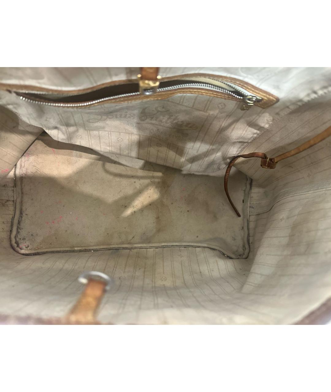 LOUIS VUITTON Белая сумка с короткими ручками, фото 5