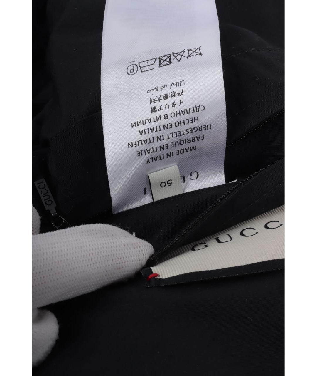 GUCCI Черный полиэстеровый пуховик, фото 6