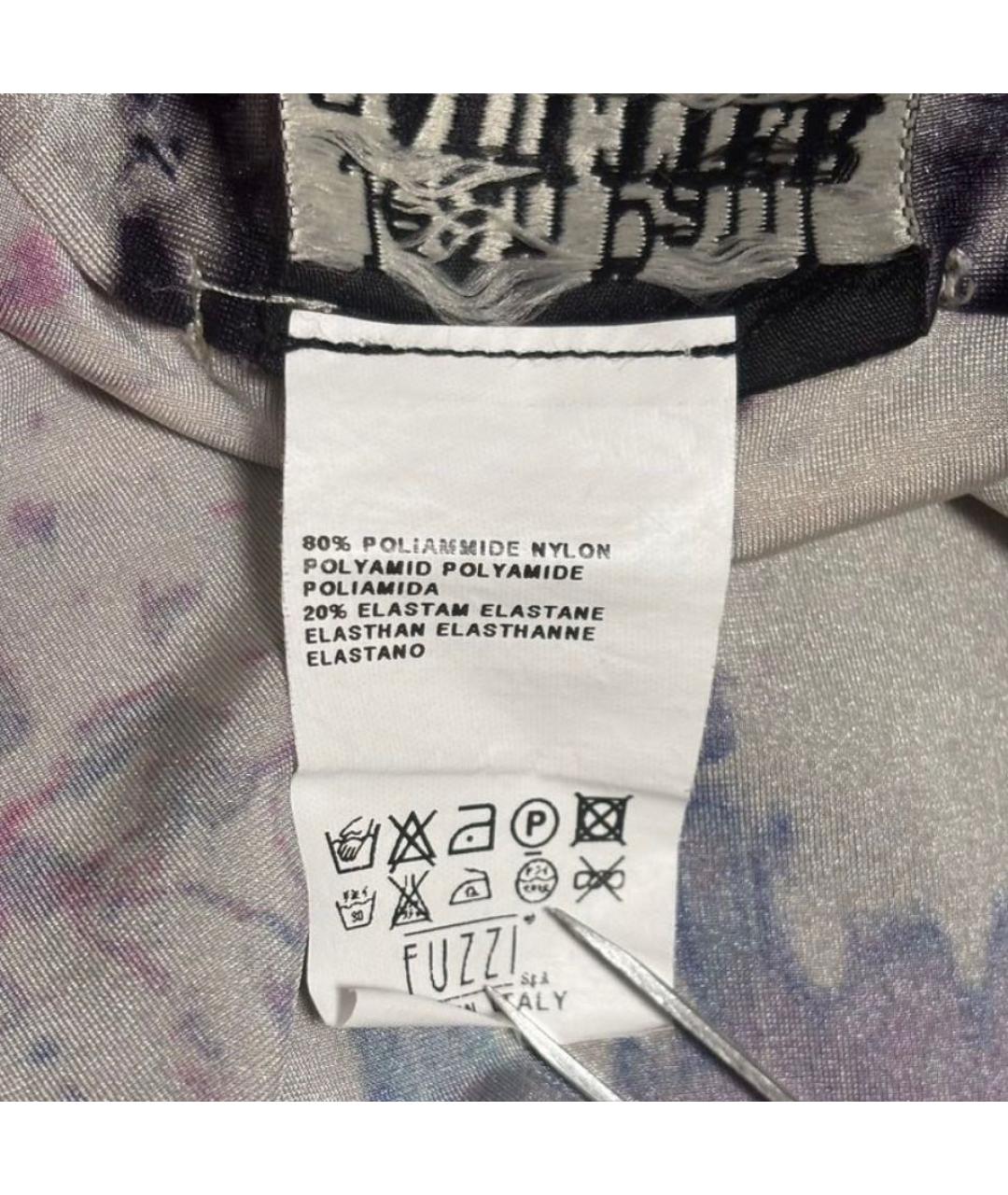 JEAN PAUL GAULTIER Мульти полиамидовое платье, фото 4