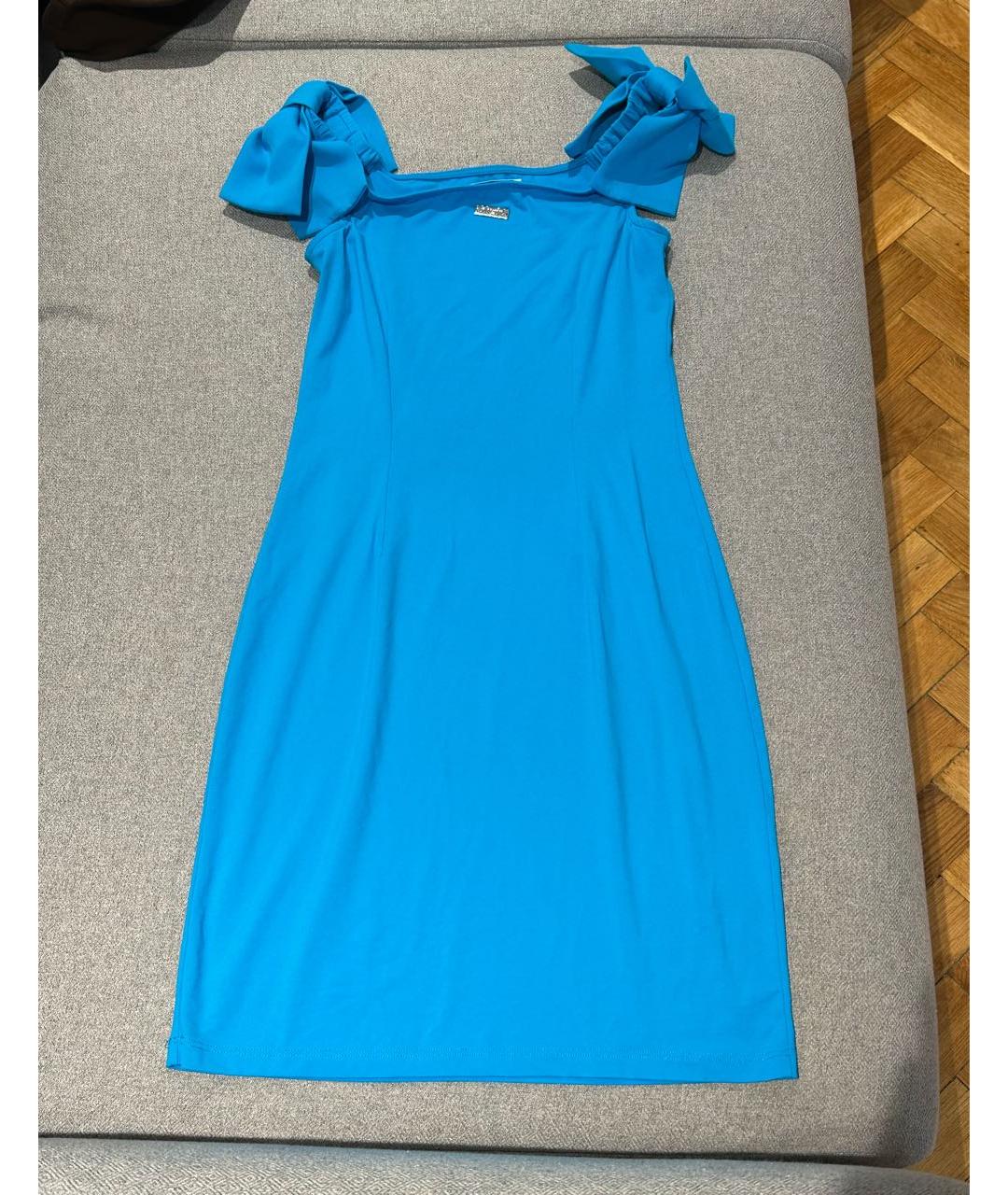BLUGIRL Синее полиамидовое коктейльное платье, фото 2