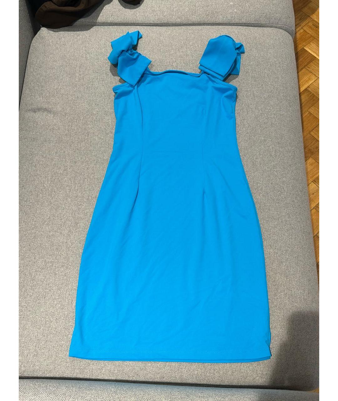 BLUGIRL Синее полиамидовое коктейльное платье, фото 8