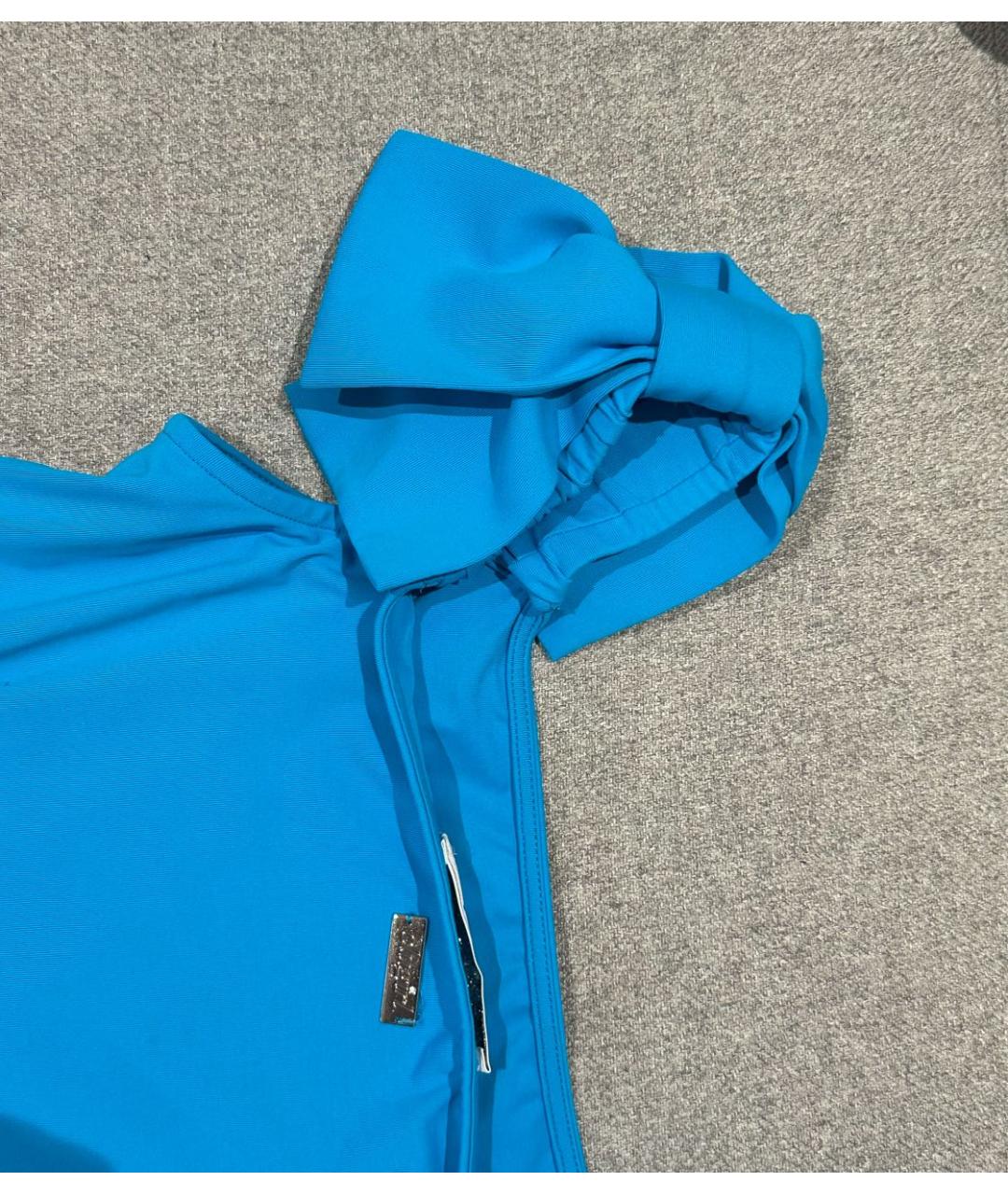 BLUGIRL Синее полиамидовое коктейльное платье, фото 7