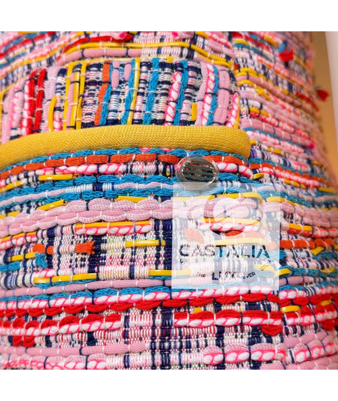 CHANEL Мульти твидовое коктейльное платье, фото 7