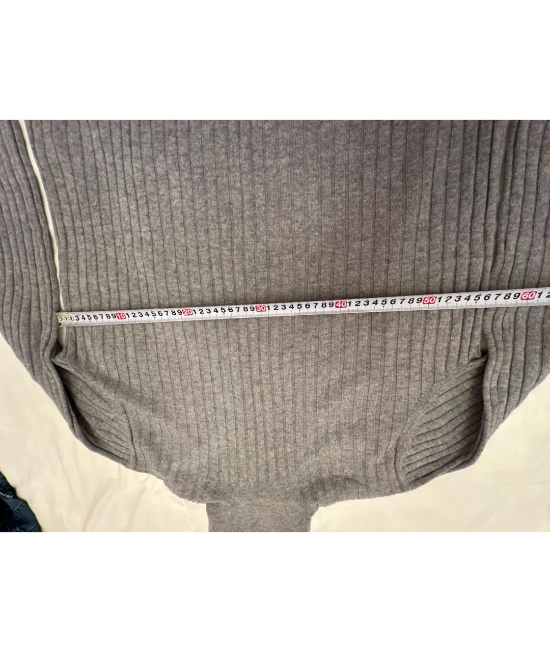 MALO Серая шерстяная водолазка, фото 3