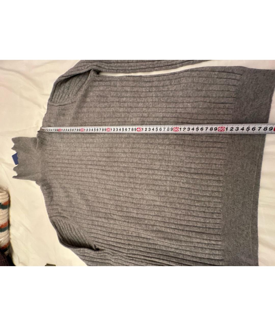 MALO Серая шерстяная водолазка, фото 4