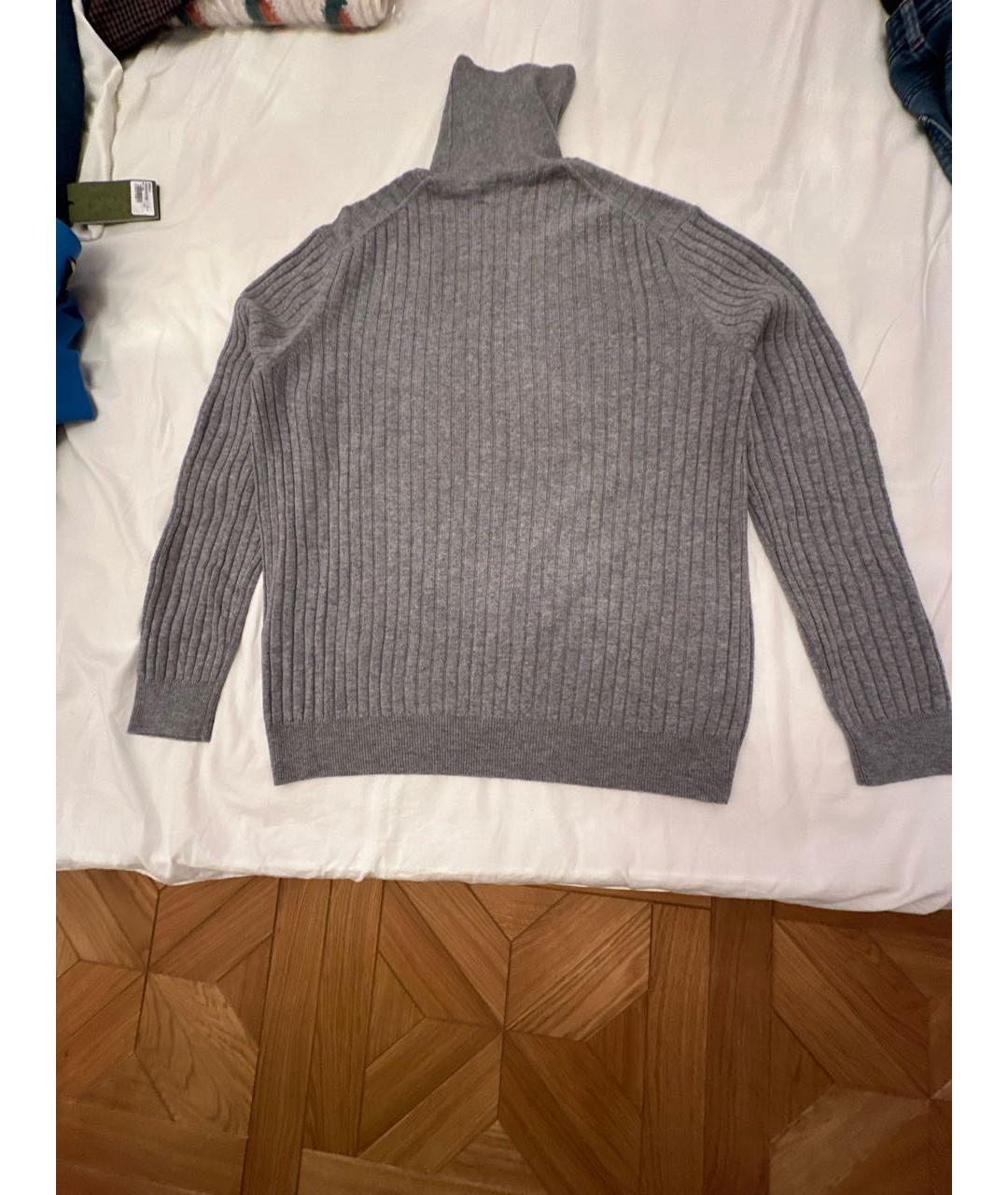 MALO Серая шерстяная водолазка, фото 9