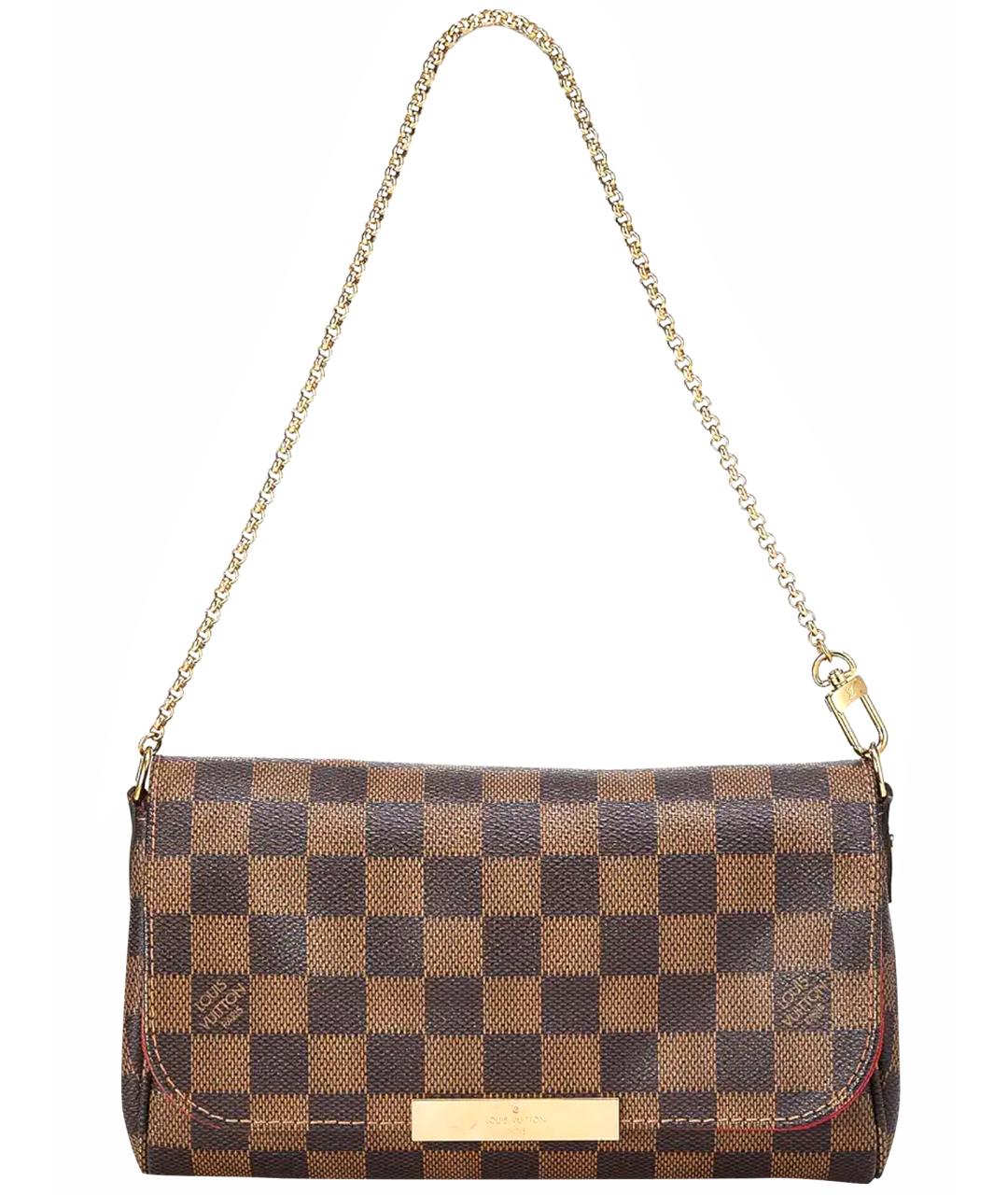 LOUIS VUITTON Коричневая сумка через плечо, фото 1