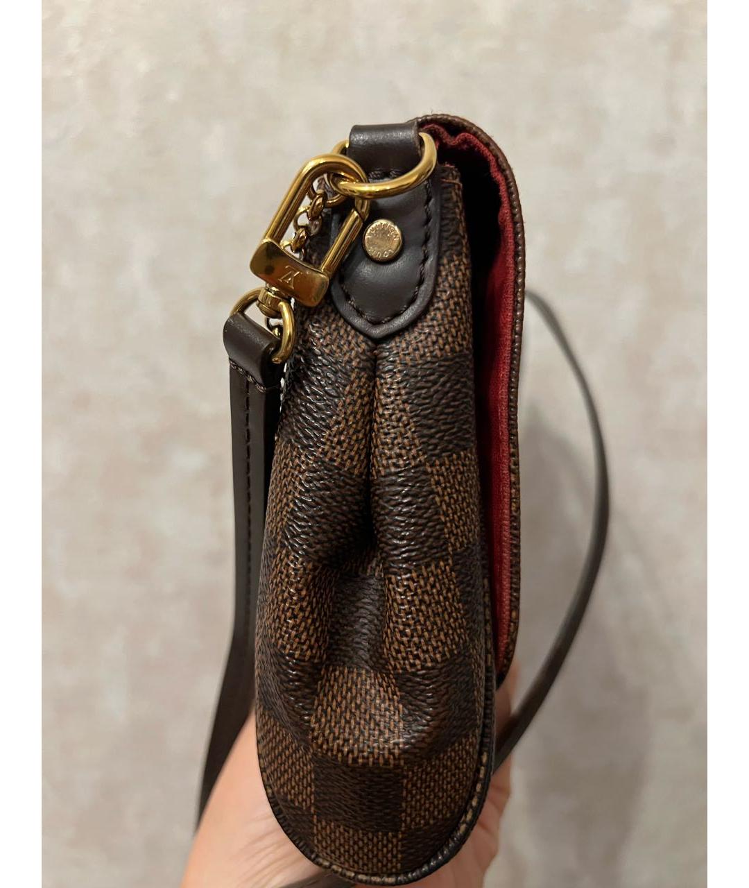 LOUIS VUITTON Коричневая сумка через плечо, фото 5