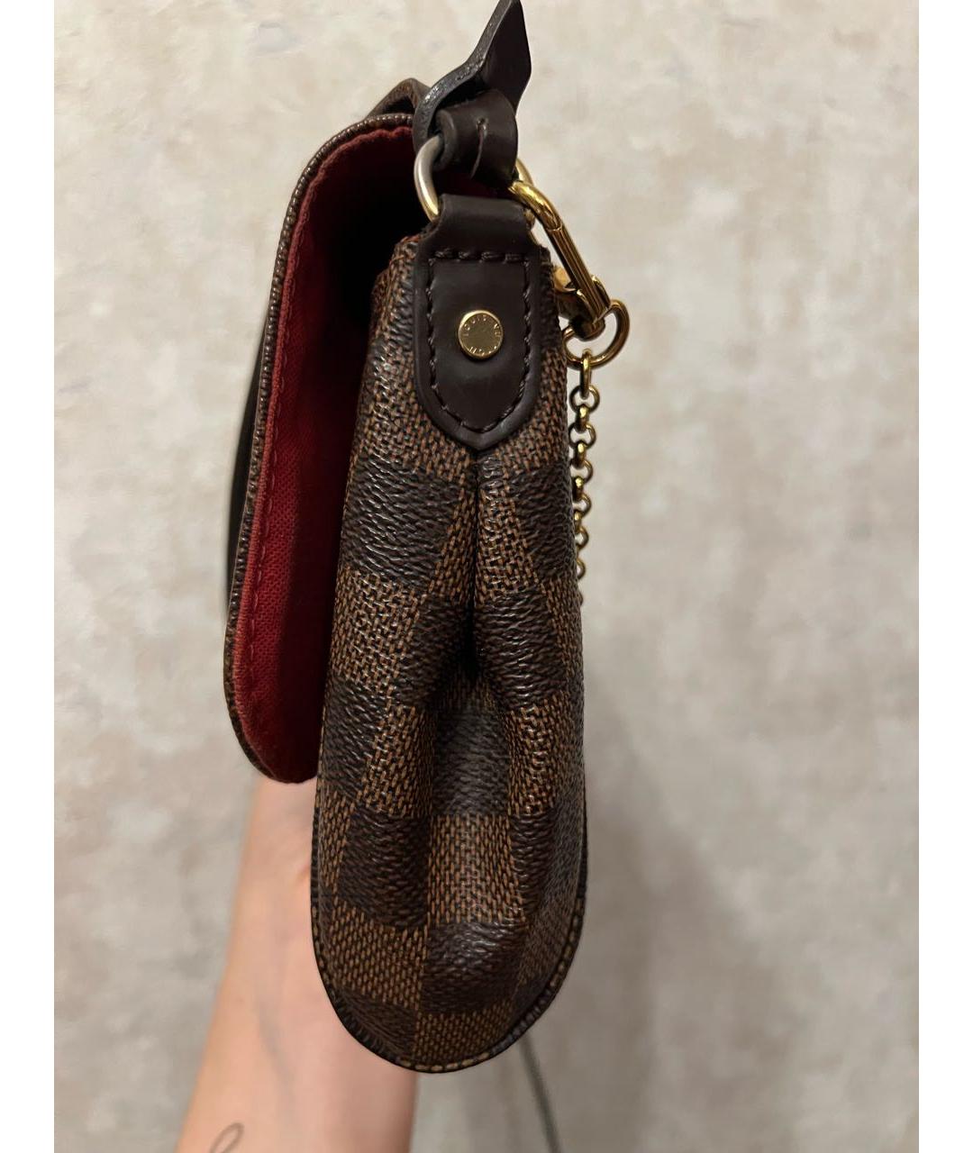 LOUIS VUITTON Коричневая сумка через плечо, фото 4