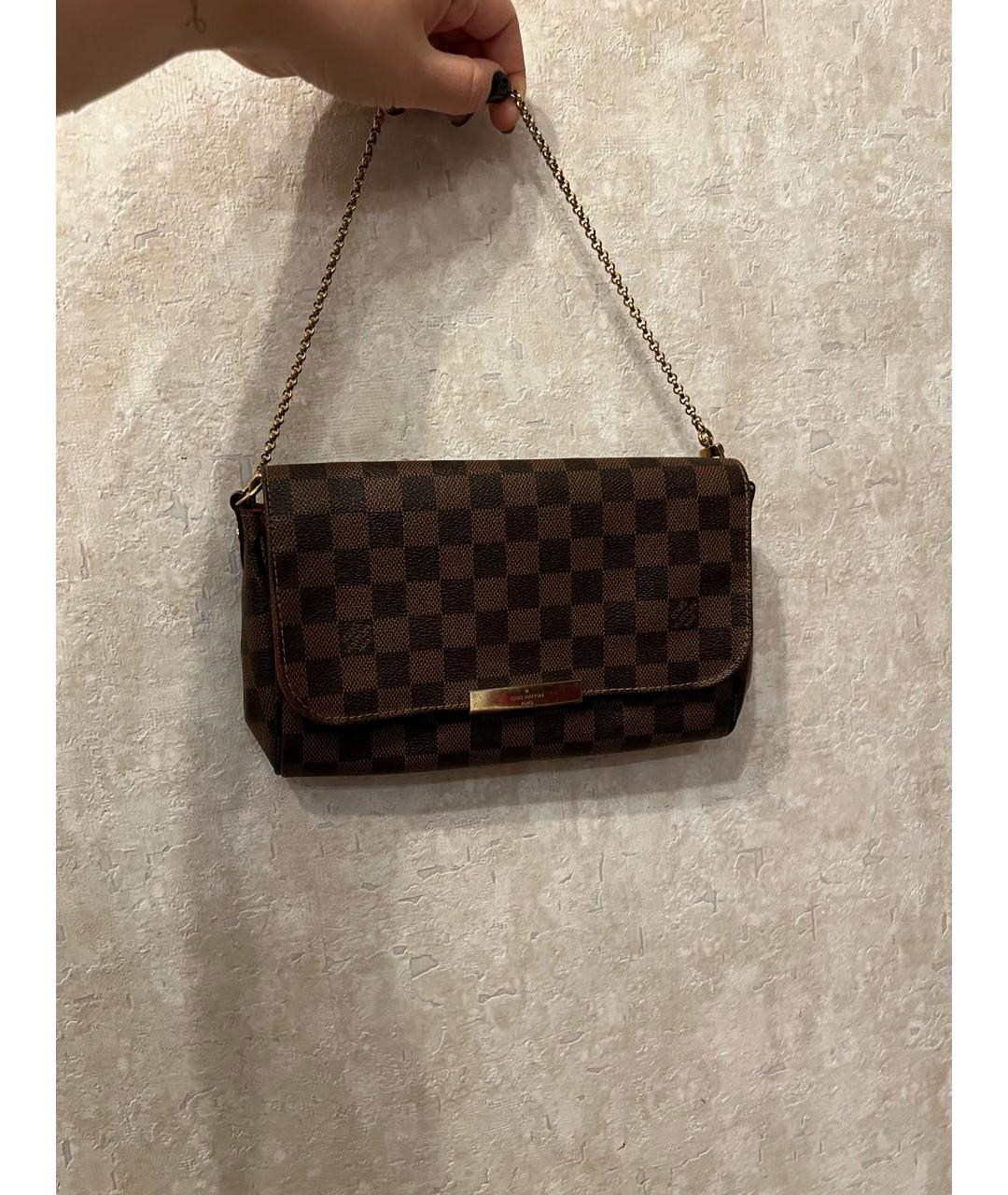 LOUIS VUITTON Коричневая сумка через плечо, фото 2