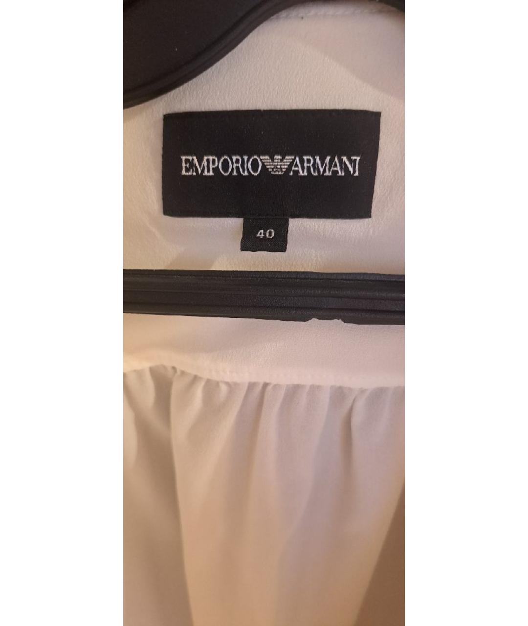 EMPORIO ARMANI Белый полиэстеровый жилет, фото 3