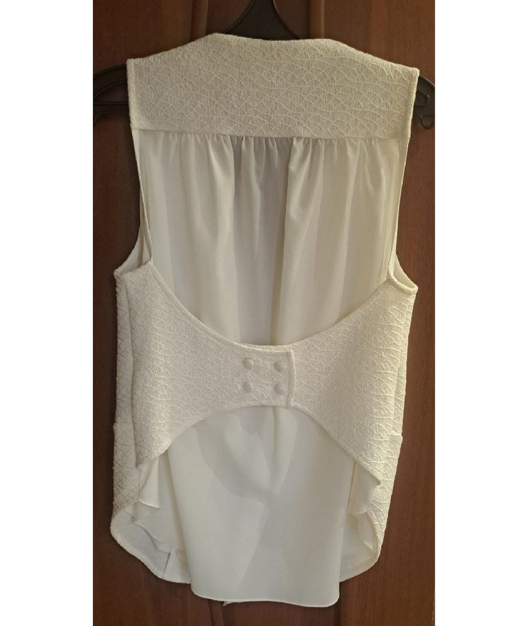 EMPORIO ARMANI Белый полиэстеровый жилет, фото 2