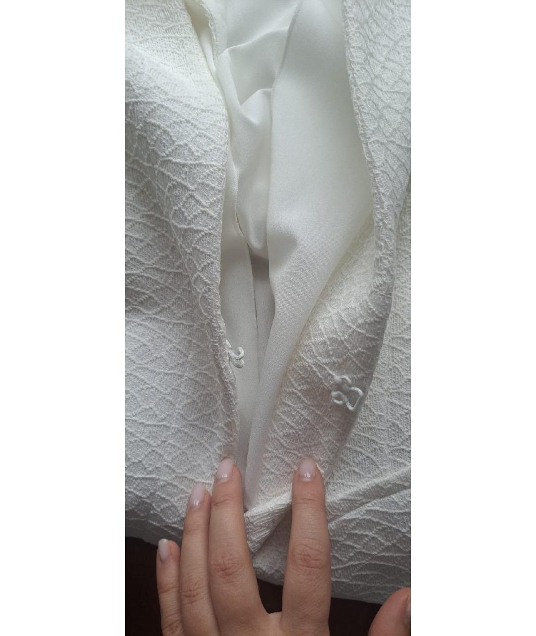 EMPORIO ARMANI Белый полиэстеровый жилет, фото 4