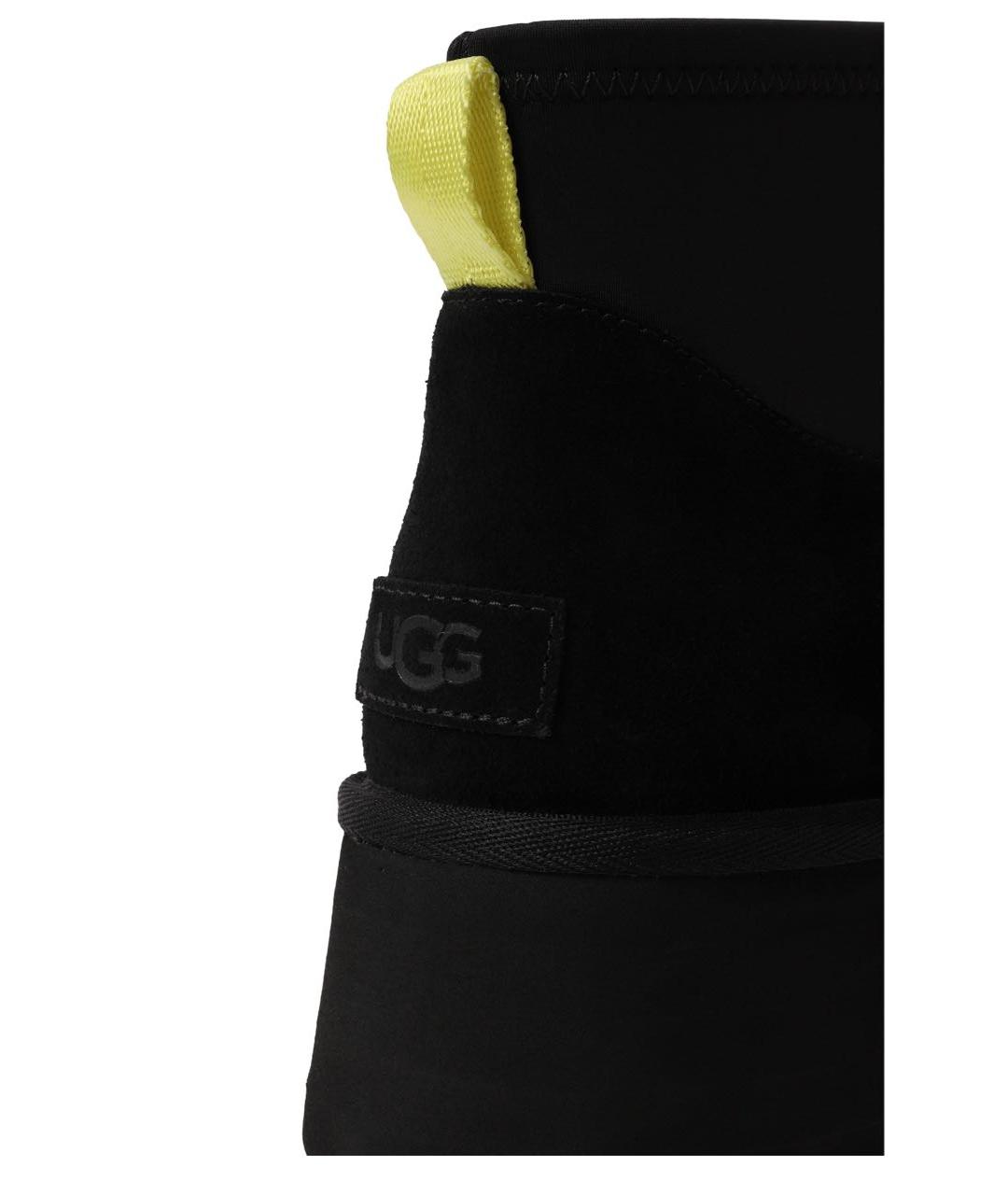 UGG AUSTRALIA Черные замшевые ботинки, фото 3