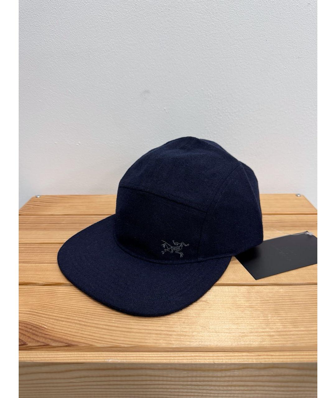 ARCTERYX Темно-синяя шерстяная кепка/бейсболка, фото 2