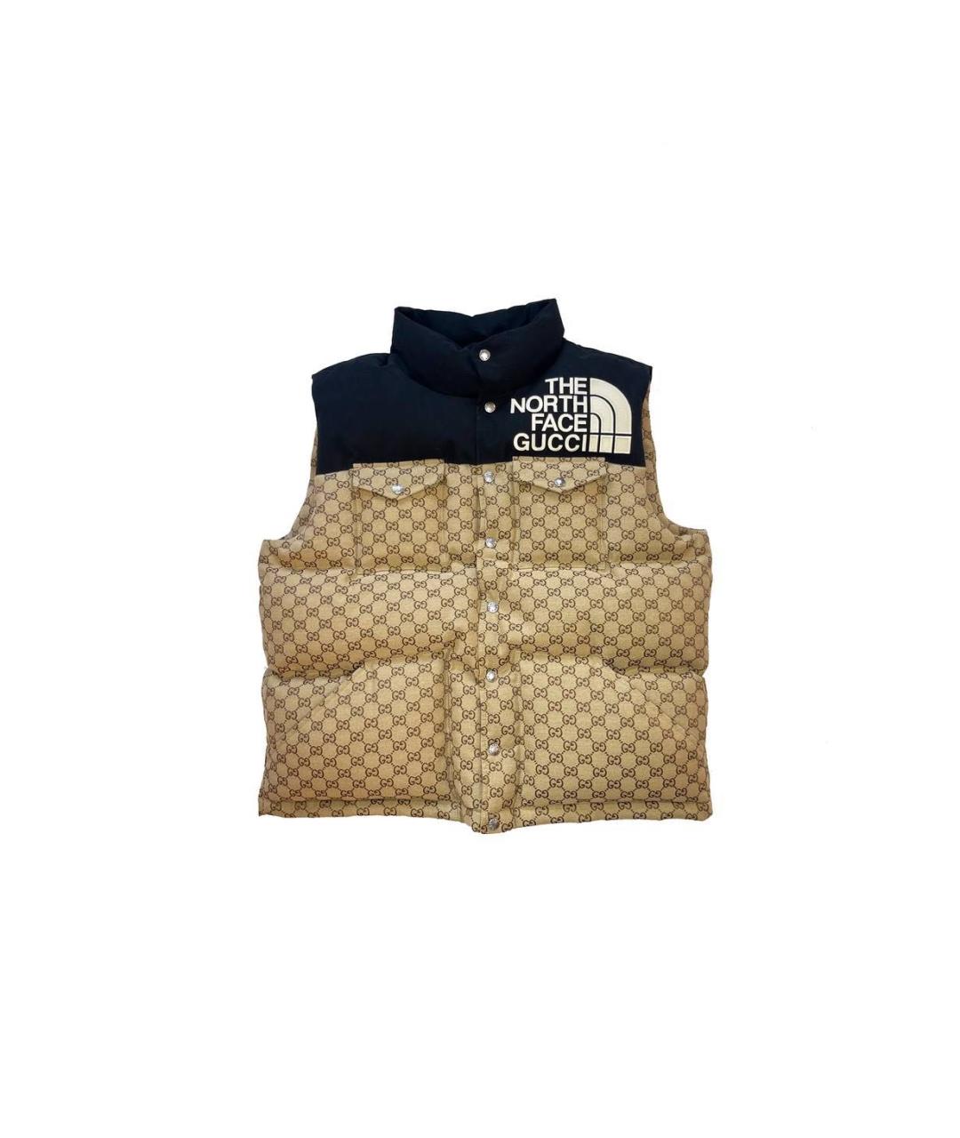 GUCCI Бежевый хлопковый жилет, фото 1