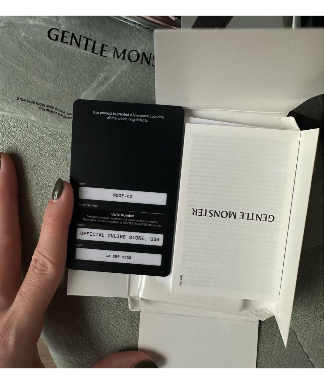 GENTLE MONSTER Антрацитовые металлические солнцезащитные очки, фото 7