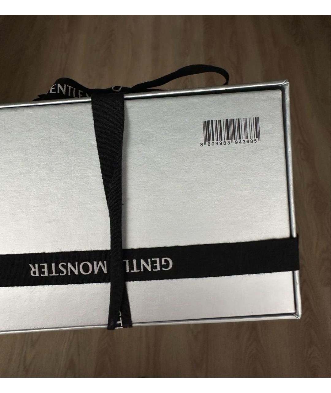 GENTLE MONSTER Антрацитовые металлические солнцезащитные очки, фото 5