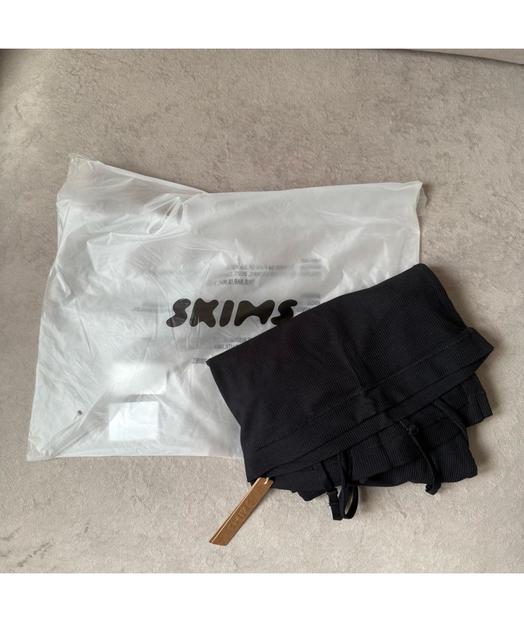 SKIMS Черное повседневное платье, фото 7