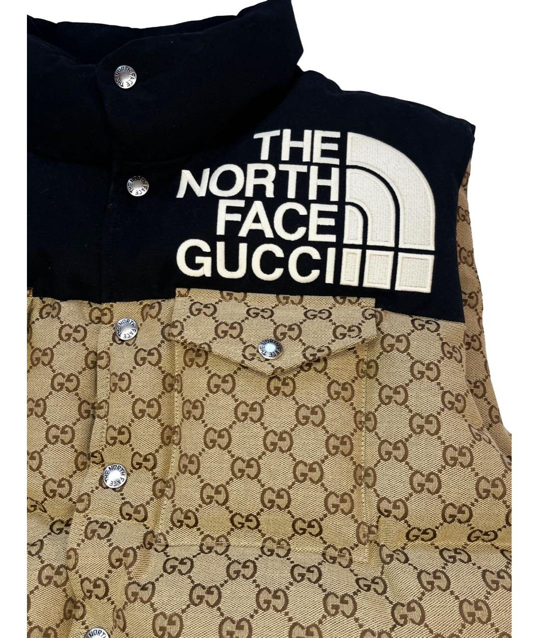 GUCCI Бежевый хлопковый жилет, фото 2