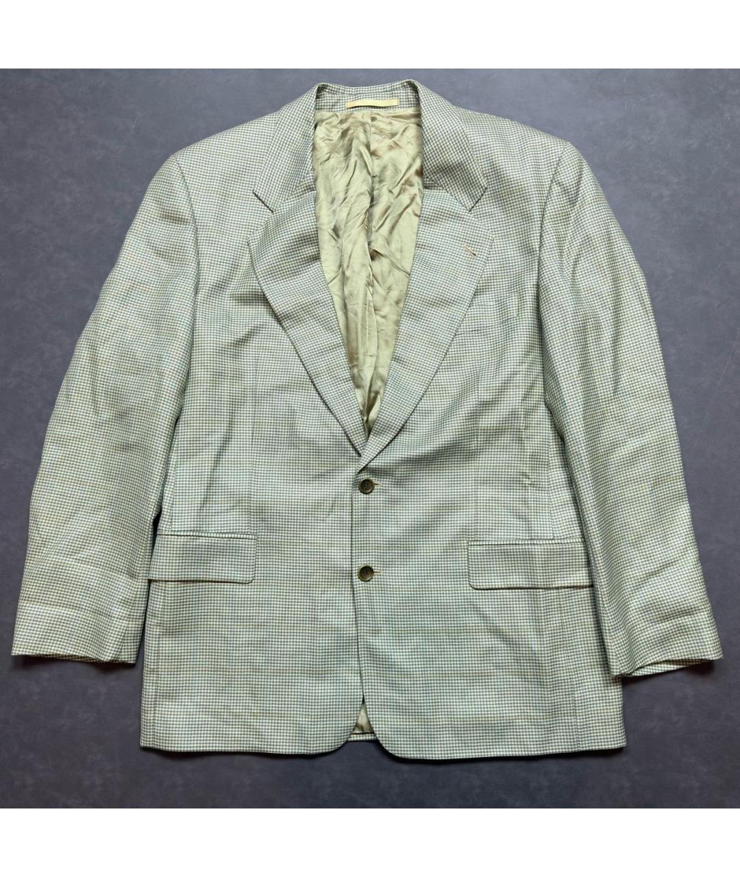 HUGO BOSS Салатовый шерстяной пиджак, фото 8