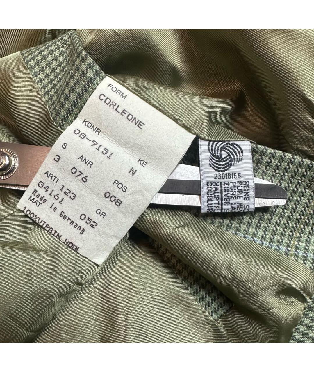 HUGO BOSS Салатовый шерстяной пиджак, фото 6