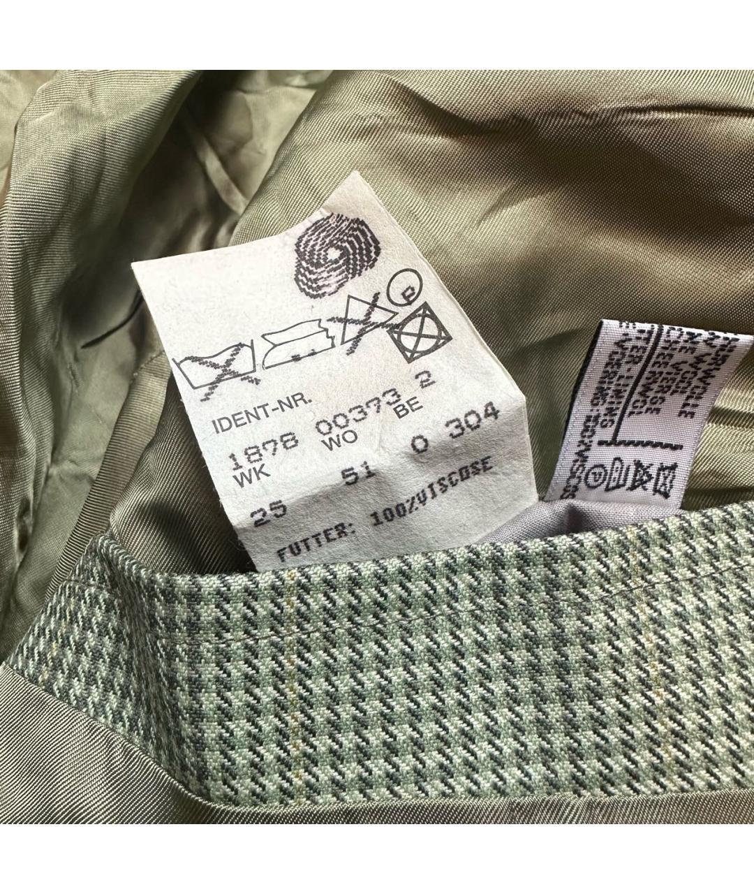 HUGO BOSS Салатовый шерстяной пиджак, фото 5