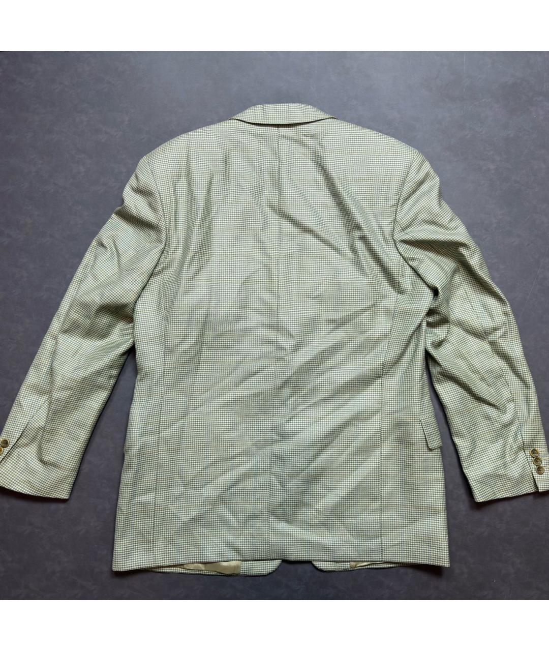 HUGO BOSS Салатовый шерстяной пиджак, фото 7