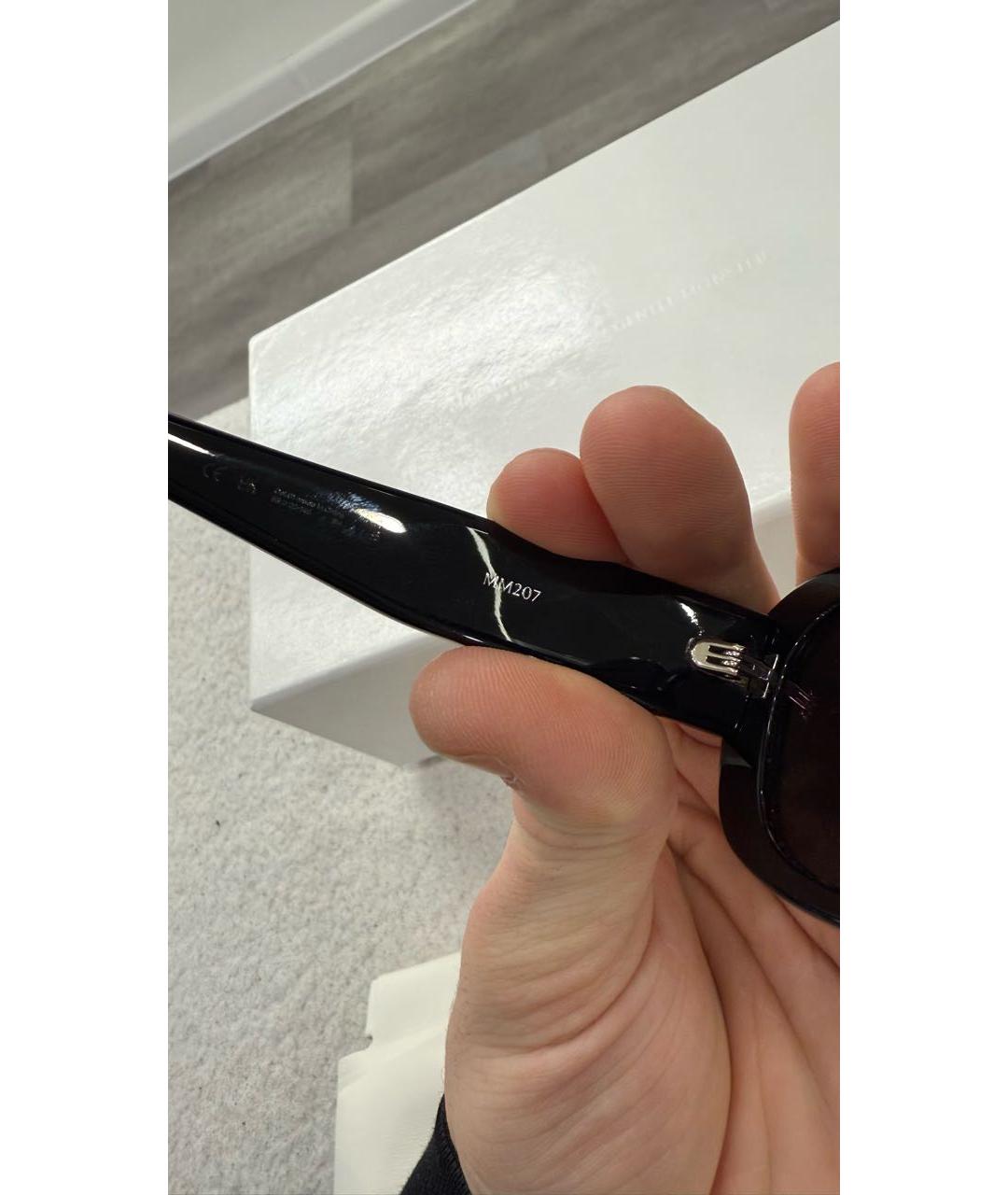 GENTLE MONSTER Черные пластиковые солнцезащитные очки, фото 6