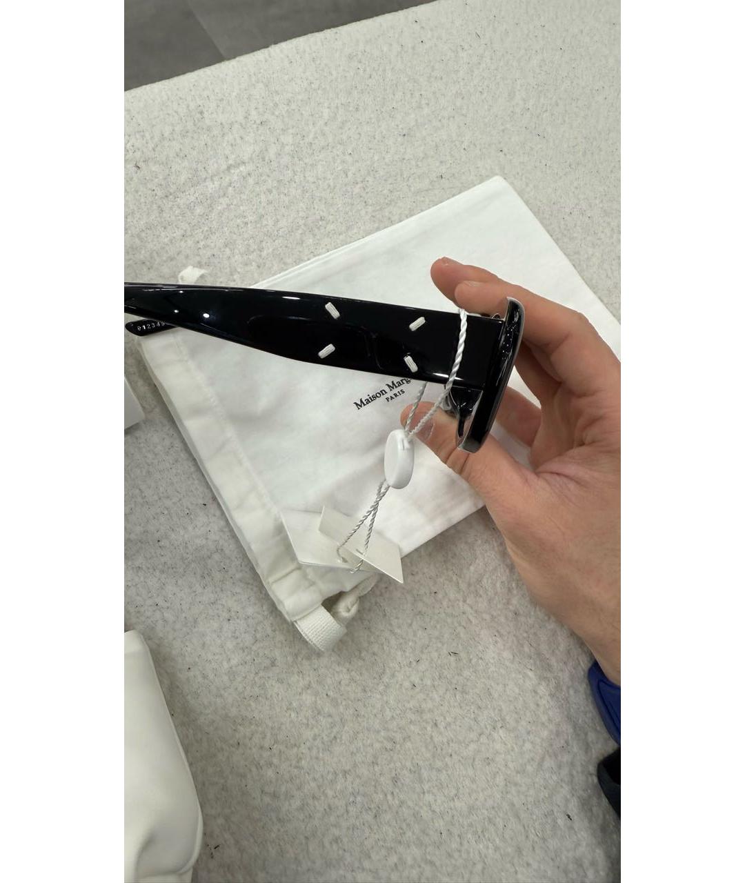 GENTLE MONSTER Черные пластиковые солнцезащитные очки, фото 5