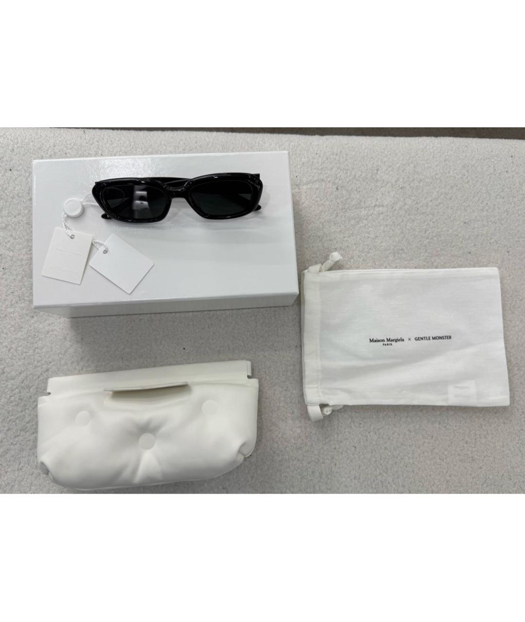 GENTLE MONSTER Черные пластиковые солнцезащитные очки, фото 4