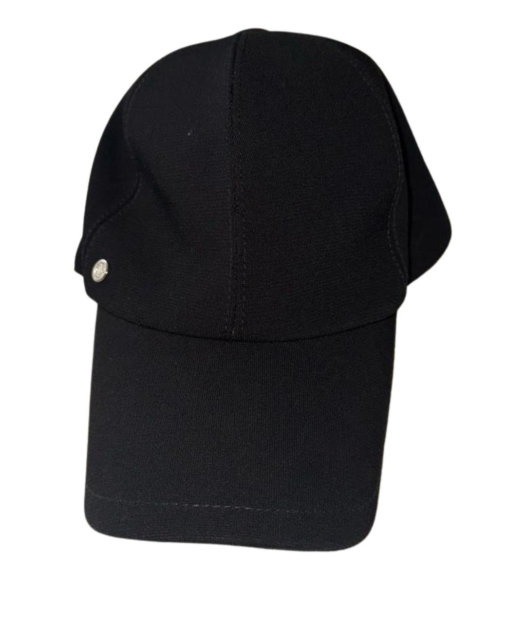 HERMES Черная синтетическая кепка/бейсболка, фото 1