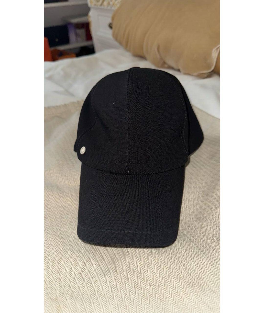 HERMES Черная синтетическая кепка/бейсболка, фото 5
