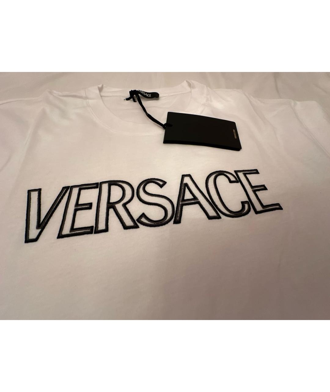 VERSACE Белая футболка, фото 5