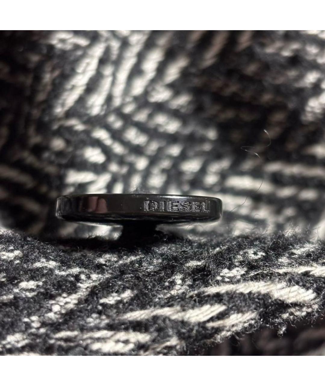 DIESEL Антрацитовое шерстяное пальто, фото 5