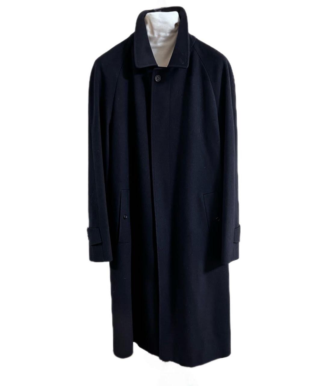 BURBERRY Темно-синее шерстяное пальто, фото 9