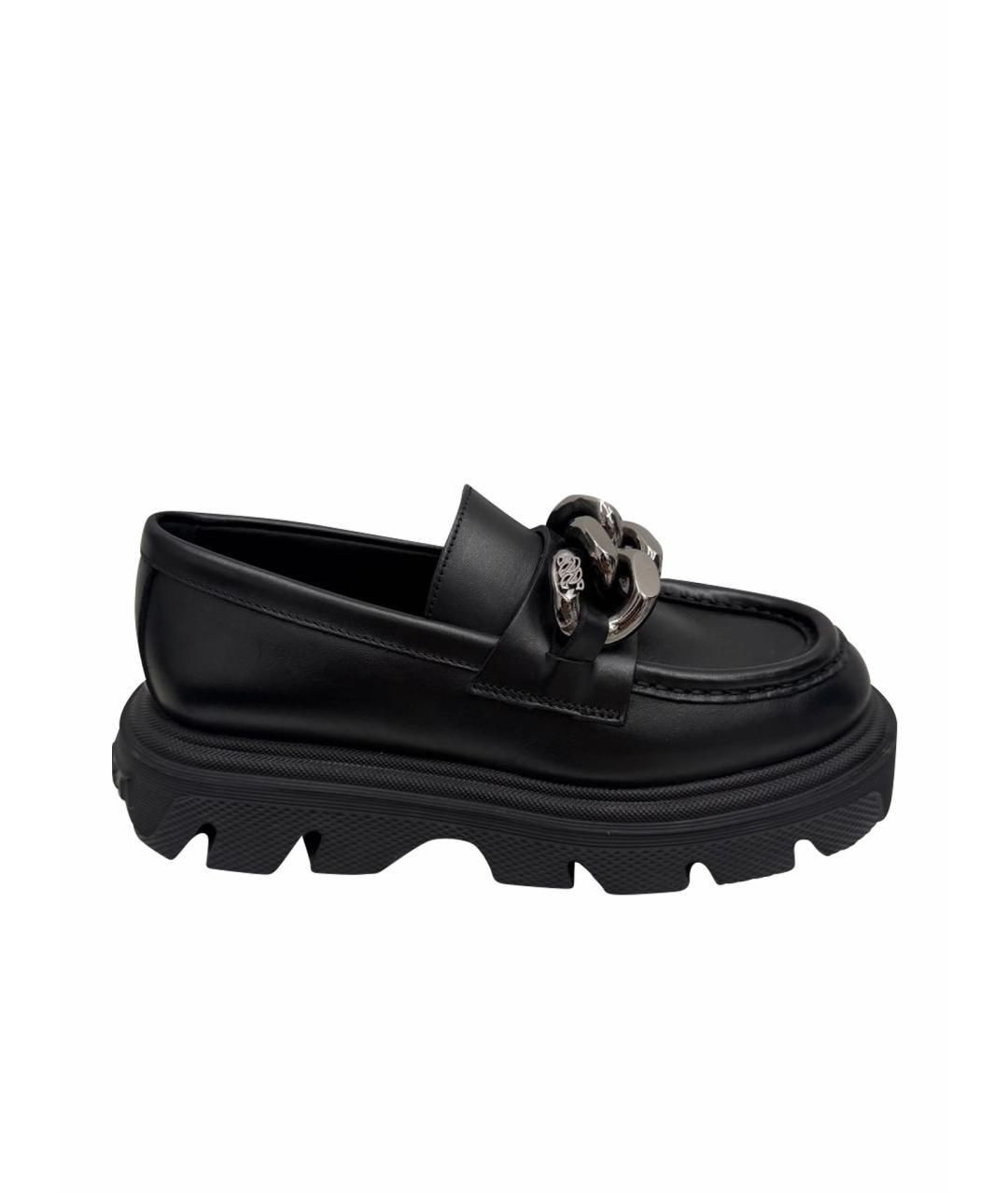 CASADEI Черные кожаные лоферы, фото 1