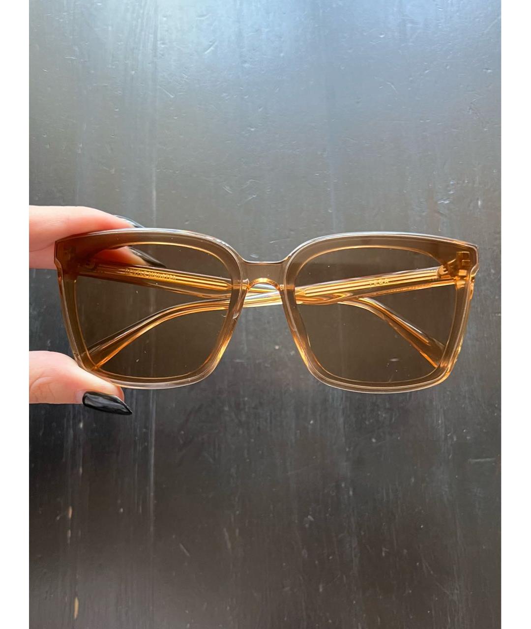 GENTLE MONSTER Оранжевое пластиковые солнцезащитные очки, фото 5