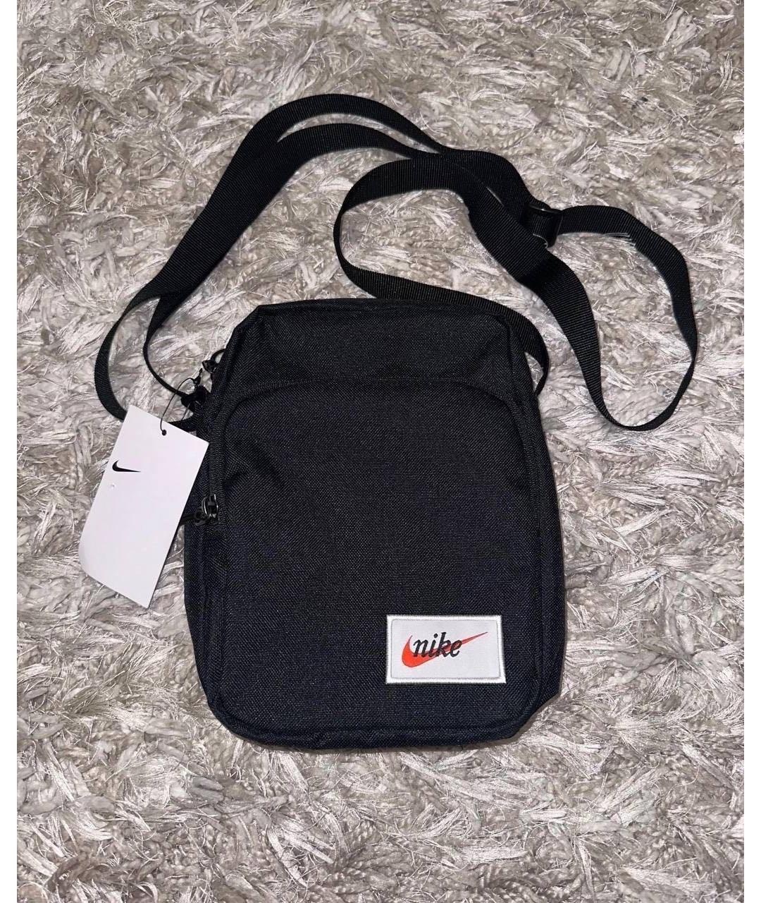 NIKE Черная тканевая сумка на плечо, фото 2