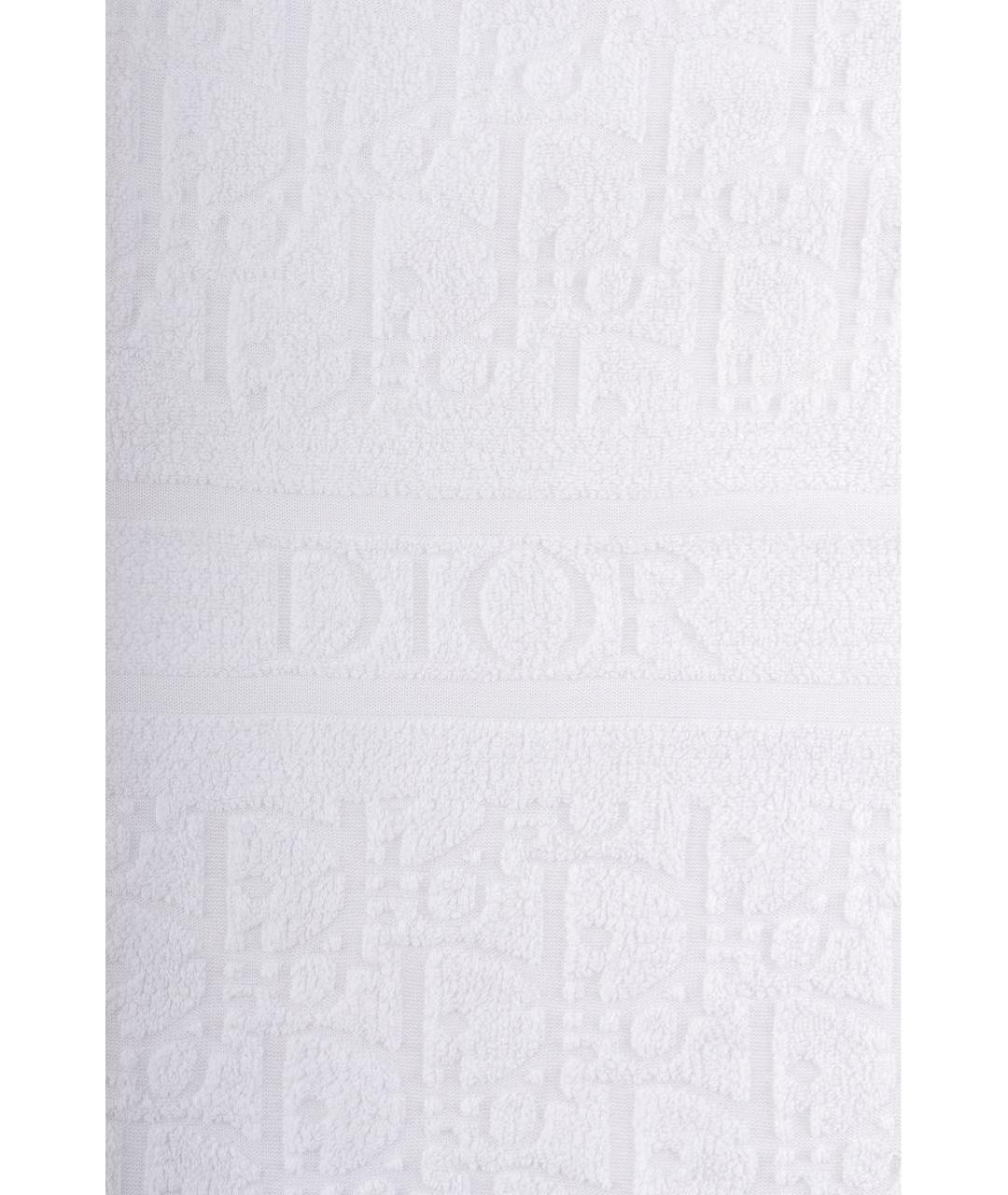 CHRISTIAN DIOR Белая хлопковая футболка, фото 3