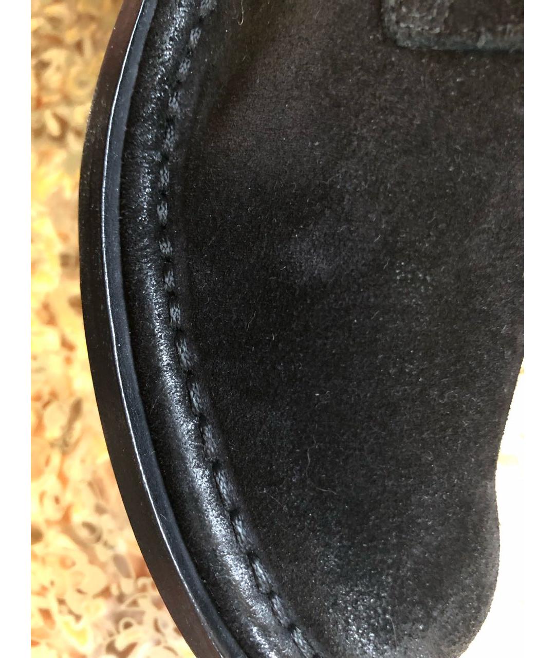 MARSELL Черные замшевые ботинки, фото 6