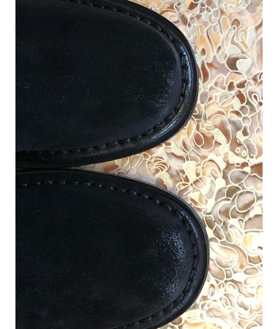 MARSELL Черные замшевые ботинки, фото 4