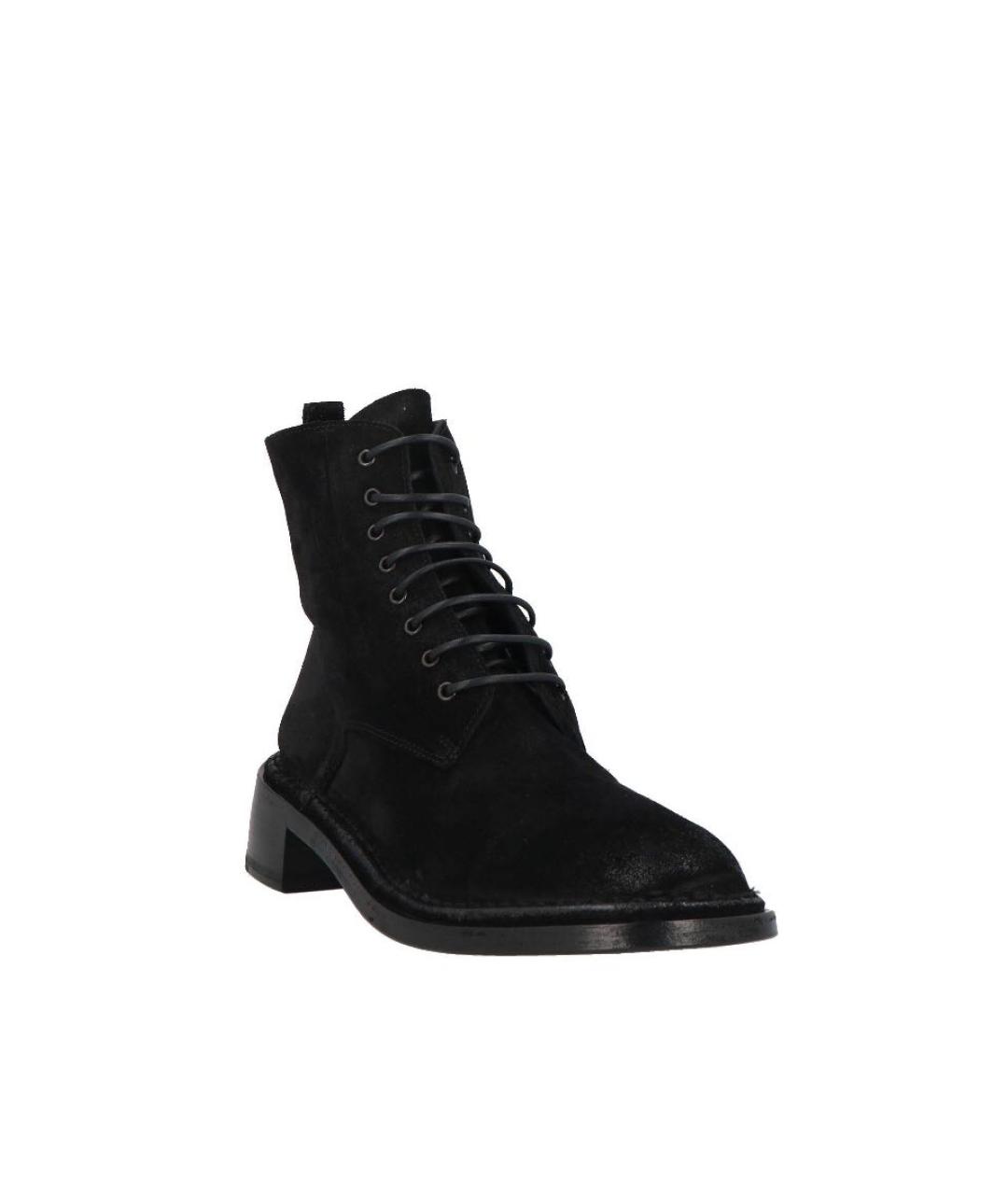 MARSELL Черные замшевые ботинки, фото 7