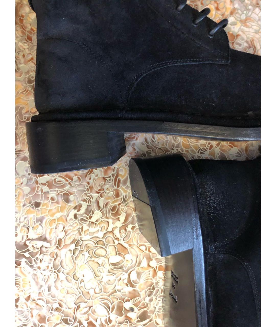 MARSELL Черные замшевые ботинки, фото 5
